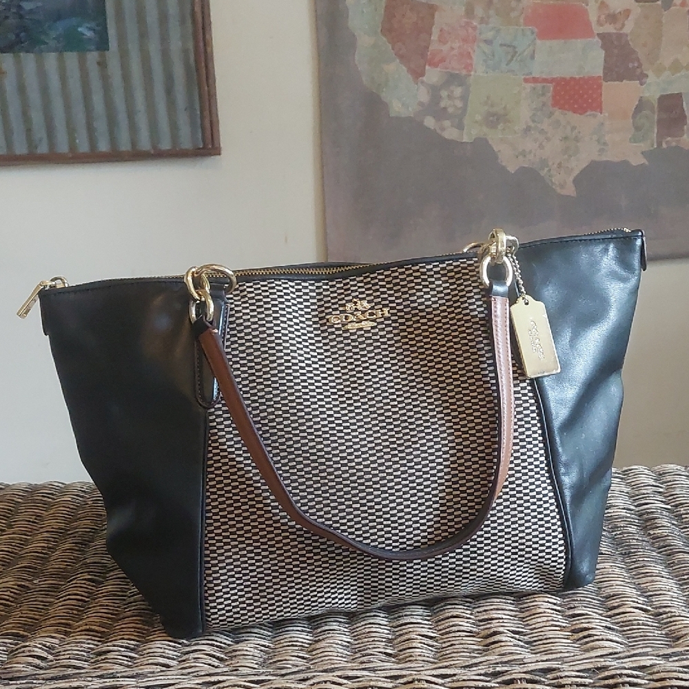 Coach Legacy Jacquard Ava Tote